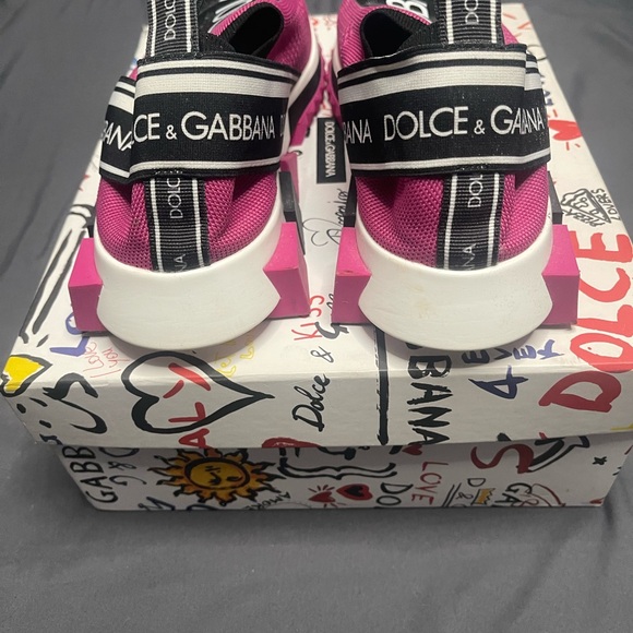Dolce & Gabbana Women\'s Vibrant Pink Sneakers